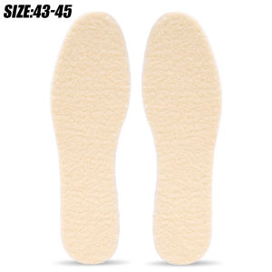 Lamb Fleece Insoles Men Women Winter Keep Warm Insole Soft Wool Thicken Shoepad Cashmere Shoes Insert Thermal Shoe Pads
