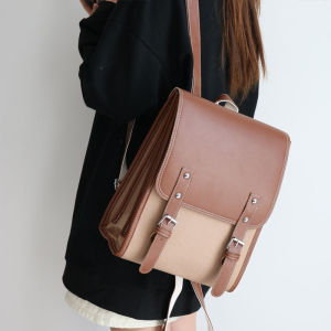 Preppy style women backpack Large Capacity Laptop Bag Casual School Backpacks for Girls patchwork Travel bags for Female totes2026