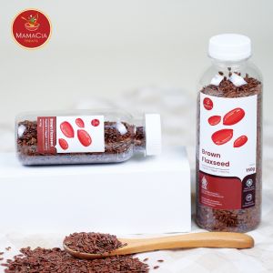 Brown Flaxseed Premium Biji Rami 100 gr