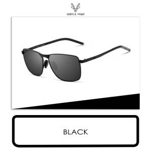 Gentle Fawn Kacamata Hitam Sunglasses Kotak Polarized Anti UV400 / Anti Silau Metal Fashion Pria Dewasa 2462