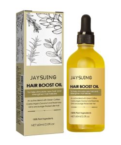 Jaysuing Hair Boost Oil Anti Hair Loss Rosemary Oil Hair Growth Boost Grow Thicker Nourish Repair Receding Hairline Alopecia Areata Hair Care Scalp Treatment Improve Dry Frizzy Hair Smooth Moisturizing Oil 60ml