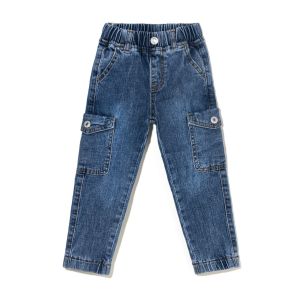 Jeans Anak Import Kasual Warna Biru/Jeans Anak Elastis Usia Bayi sampai Anak Remaja Bahan Adem dan Tebal