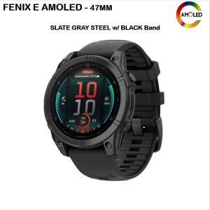 🇲🇾 Garmin Fenix E AMOLED 47MM - Premium Multi Sport Music Smart GPS Watch - New 2024