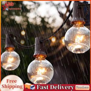 [Ueb] Solar String Lights Shatterproof Bulbs Globe Solar Powered String Lights with Remote Solar Powered Patio Light for G40