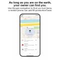 Máy định vị GPS Mini không dây chống mất dụng cụ tìm kiếm Ví Khóa báo động cho iPhone/Android. 