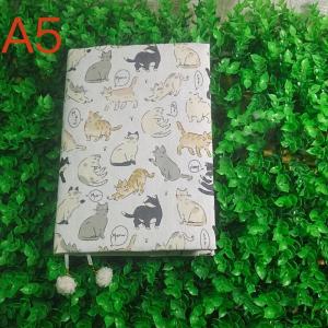 A5 A6 Cartoon Little Flower Cat Notebook Cover Planner Case Cover Protective Shell Journal Cover Protector Office Stationery2026