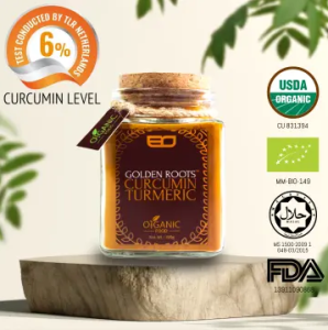 FDA Reg USDA EU Certified Organic Curcumin Turmeric 190g