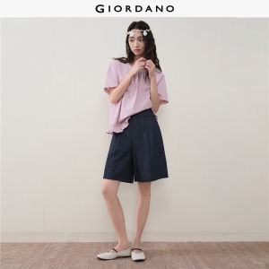 Giordano Women Women Pleated Jeans Free Shipping 18406602