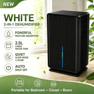 Wissen Bedroom Electric Dehumidifier 3L Capacity Low Noise Moisture Remover Air Purifier Effectively Prevent Mold COD Available