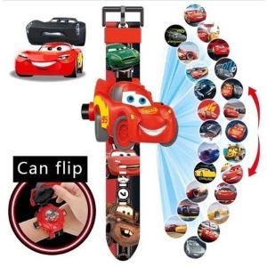 Children Cartoon Projector Watch Projection Avengers Batman Hello Kitty Spiderman Watches 24 Images