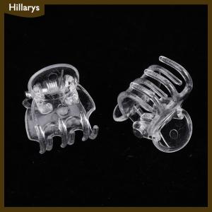 [Hillarys] 50Pcs Transparent 6 Claws Orchid Clips Plastic Butterfly Flowers Support Clear Fixer For Garden Vine Stem Plants Climbing