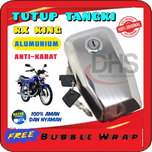 Tutup Tangki Bensin RX King Aksesoris Cover Tangki RX King Chrome Anti Karat
