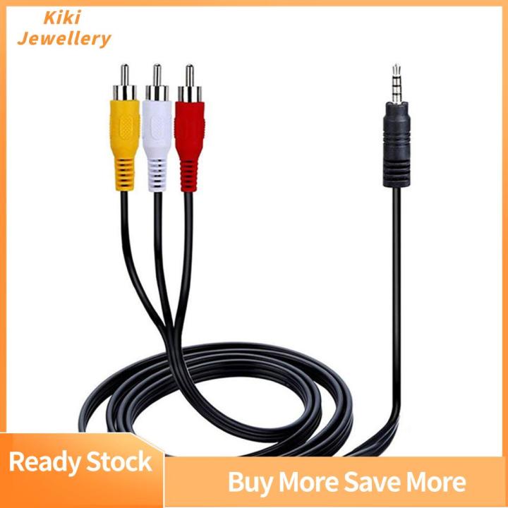 ☆COD&Ready Stock☆1M Jack Plug to RCA Adapter AUX Cable