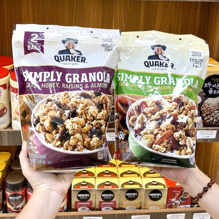 Ngũ cốc ăn kiêng Quaker Simply Granola Mỹ - Gói 978g | Lazada.vn