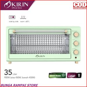 promo OVEN KIRIN KBO 350WB Kapasitas 35 Liter Muat 2 Loyang