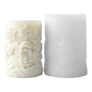 Khuôn Silicone giáng sinh khuôn mẫu bông tuyết xi lanh nhựa Epoxy khuôn thạch cao khuôn mẫu để làm