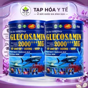 Tạp hóa y tế Glucosamin 2000+++MG viên uống bổ khớp collagen type II - Hyaluronic Acid