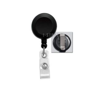 3Pcs ID Clip Retractable Pull-out Badge Holder with Clip and Lanyard in Multiple Colors for School and Office Use