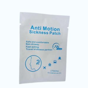 1 Sachet Anti-Motion Sickness Relief Patch Car Motion Seasickness Nausea Dizzy Plaster