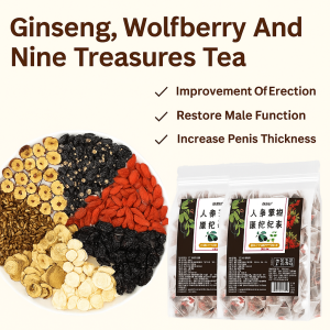 Ginseng Mulberry Black Wolfberry Tea   Mens Health Tea  Mens Powerful Kidney Tea   Energy Boosting增强体力