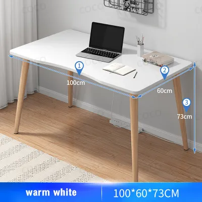 KEKEE/120CM Writing Table Home Office Desks Computer table Modern Simple Study Table Meja Belajar Meja Komputer White学习桌