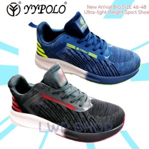 New Arrival BIG SIZE 46-48  Brand YY POLO Ultra-light Weight Sport Shoe /Sport Shoe Ringan Size Besar
