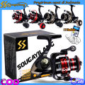 Sougayilang COD Reel Pancing Alat Pancingan 1000-4000 5.2:1 Rasio Kecepatan Semua Bantalan Logam  2 Warna Menangani EVA/Berlapis Logam Handle Pemancingan Max Drag 15KG.. 