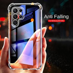 Soft Case Silikon Kompatibel Untuk Samsung Galaxy S26 Samsung S26 Plus Samsung S26 Ultra Samsung S26 Fe Samsung S26 Edge Bening Transparant Airbag Anti Crack Tebal