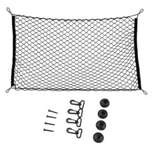 Vehicle Luggage Organizer Elasticated Storage Net Suitable For Rear Compartment With Tool Less Installation Space Saving