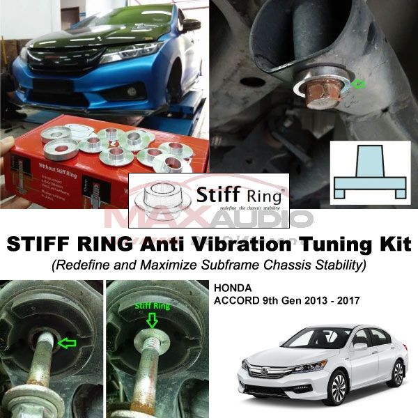 HONDA ACCORD 9th Gen 2013 2017 STIFF RING T6 Aluminium Rigid Collar