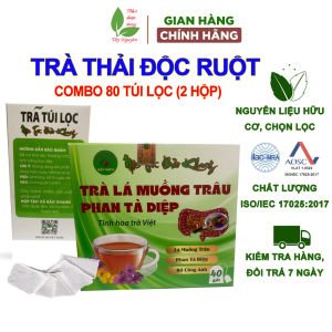 80 gói trà thải độc ruột Bảo Khang trà detox ruột thanh lọc cơ thể khó tiêu giúp tiêu hóa tốt hệ tiêu hóa khỏe mạnh