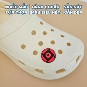 Charm gắn dép mẫu C135 sticker gắn dép mẫu nhựa mềm phụ kiện trang trí dép