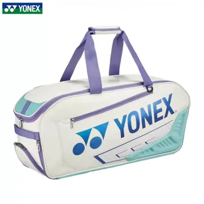 YONEX Badminton Bag Large Capacity Professional Tournament Special Single Shoulder Bags Waterproof and Durable Tennis Sports Bag（No China）