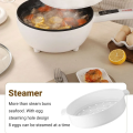 Multifunctional smart electric frying pan Non Sticky Portable 3L Capacity Elecrtic Wok Hot Pot Electric Cooker Steamer for home and dormitory. 