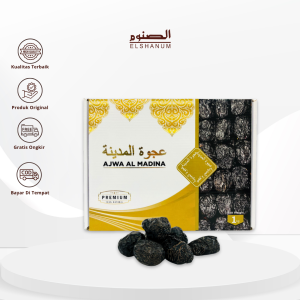 Kurma Ajwa madinah premium 1kg - Kurma Nabi - Ajwa Original -ALELAL STORE