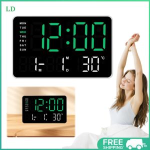 COD [Free Shipping] Premium Portable Audio Player with LED Digital Alarm Clock Large Display for Bedroom and Office