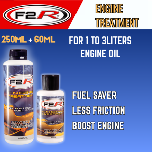 F2R Engine Treatment 60ML + 250ML – Oil Additive for Smoother Cleaner Engine Performance
