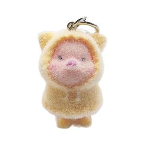 Fashionable Keychain for Women Lady Girls with 3D Flocking Designing Creative Key Holder Gift Bag Hanging Accessories