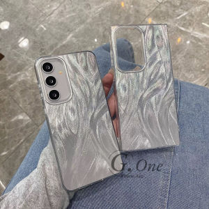 Luxury Silver Shockproof Case for Samsung A55 A56 A26 A36 5G A05 A06 S24 FE A34 A54 A15 A14 A16 A12 A13 A50 A50s A30s A52 A35 A52s Glitter Soft Back Cover