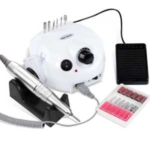 TERLARIS PENGIRIMAN CEPAT COD GRATIS ONGKIR LUWITH Set Alat Kikir Kuku Elektrik Nail Manicure Pedicure 35000 RPM/alat kikir kuku mengkilap elektrik 1 set lengkap amplas bersih canggih promo murah multfungsi serbaguna/alat perawatan kuku wanita pria