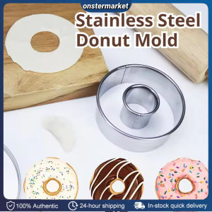 Stainless Steel Donut Mold Desserts Bread Cutter Make Kitchen Bakery Mould Tool Baking Tools