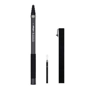 Long Reach 300cm Carbon Fiber Selfie Stick 5 Adjustable Length Extension Rod 1/4 Screw for 360 Cameras and More