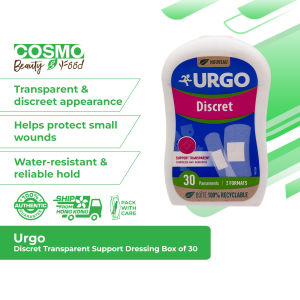 Urgo Discret Transparent Support Dressing Box of 30
