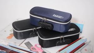 Large Capacity Pencil Case Stationery Organizer Pouch Starman For Students Large-capacity Smooth 0.5mm Writing Lock Durable High-Performance Quality Beg Alat Tulis Sekolah