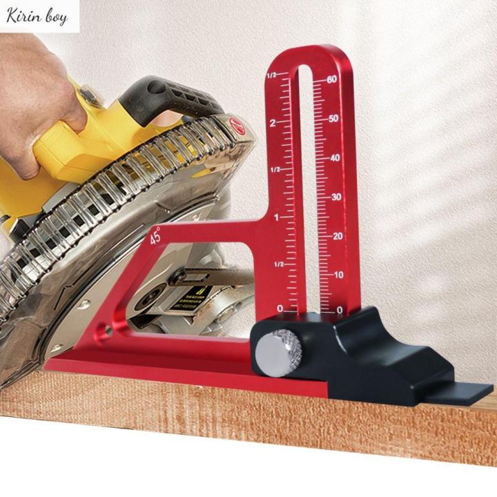 Table Measuring Device KIRIN 0-60mm Adjustable Table Depth Gauge Inch Scale Aluminum Alloy ...