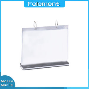 A4 Horizontal Menu Display Holder 6pages Flip Menu Board Table Card Rack For Restaurant
