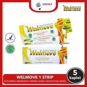Welmove 1 Strip isi 5 Kaplet - Multivitamin Menjaga Memelihara Kesehatan Fungsi Sendi