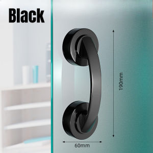Mishilei Non Perforated Bathroom Door Handle Glass Door Handle Household Thick and Strong Adhesive Suction Cup Glass Door Handle