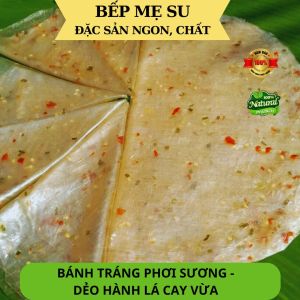 1kg bánh tráng phơi sương dẻo ớt hành lá cay vừa - Đặc sản Củ Chi loại 1