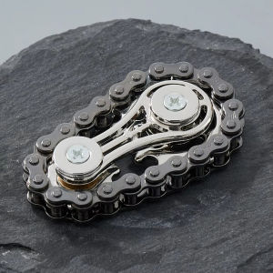 Metal Hand Spinner Chain Gear Adult Kids Metal Fidget Spinner Gyroscope Stress Relief Toys